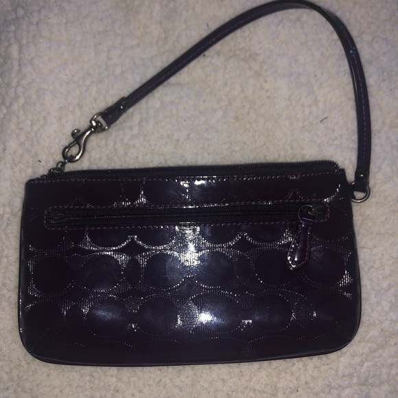 Purple Coach Pocketbook - Picture 2 of 4